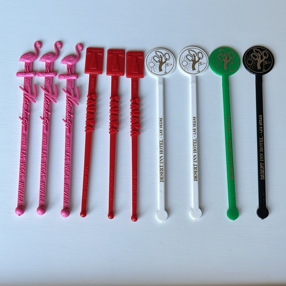 Vintage Las Vegas Hotel Swizzle Sticks - Picture 2 of 10